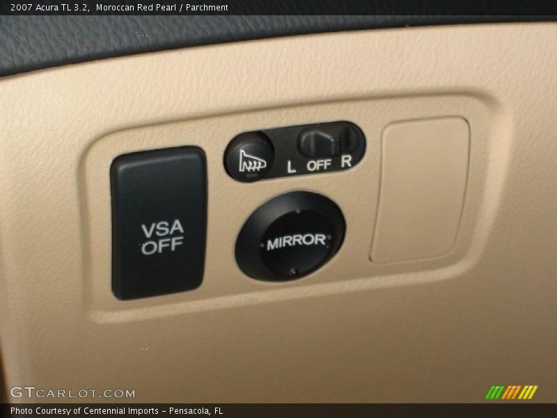 Moroccan Red Pearl / Parchment 2007 Acura TL 3.2