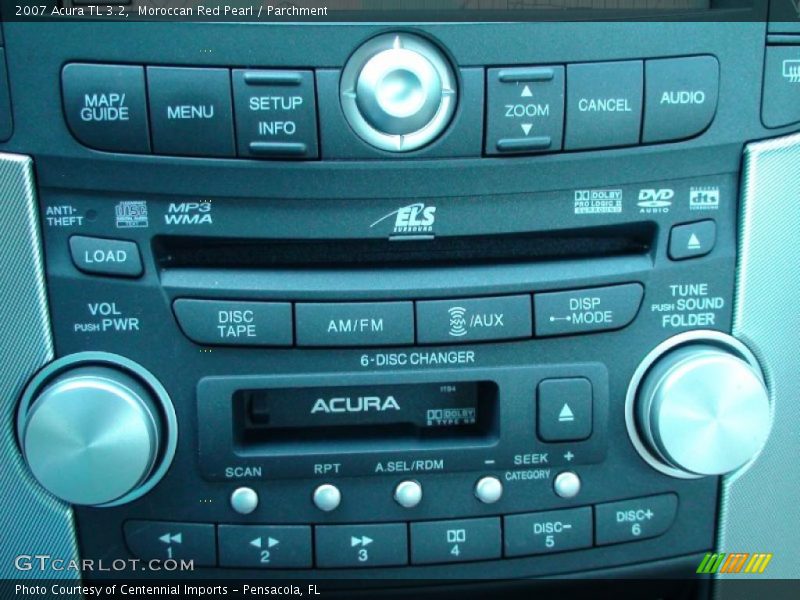 Moroccan Red Pearl / Parchment 2007 Acura TL 3.2