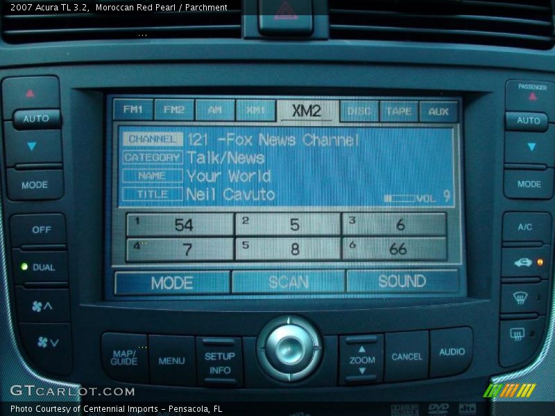 Moroccan Red Pearl / Parchment 2007 Acura TL 3.2