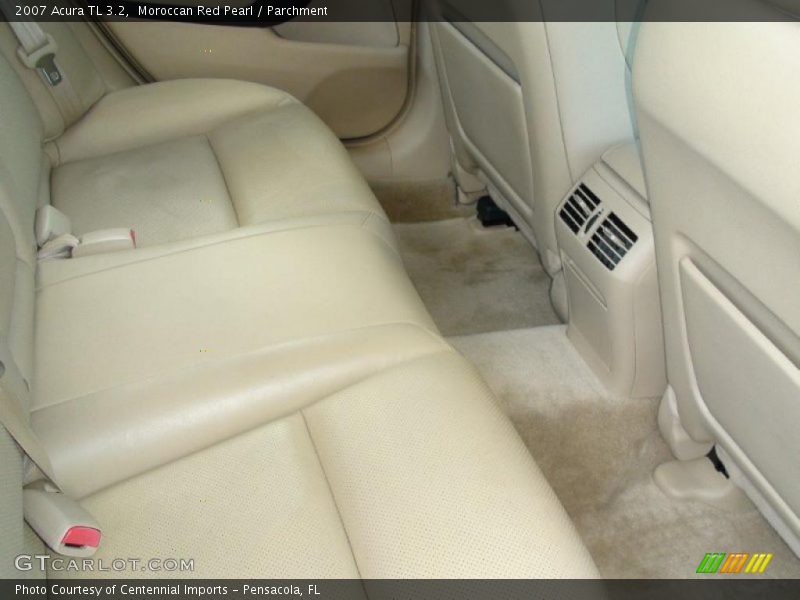 Moroccan Red Pearl / Parchment 2007 Acura TL 3.2