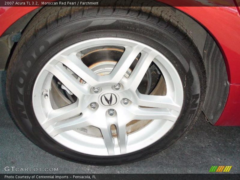 Moroccan Red Pearl / Parchment 2007 Acura TL 3.2