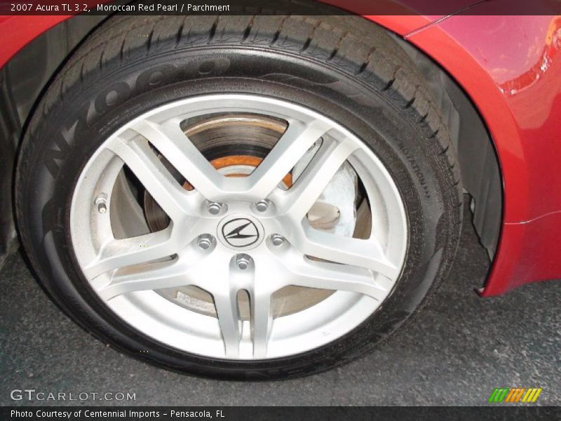Moroccan Red Pearl / Parchment 2007 Acura TL 3.2