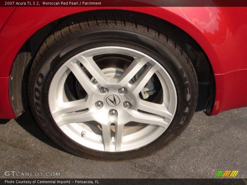 Moroccan Red Pearl / Parchment 2007 Acura TL 3.2
