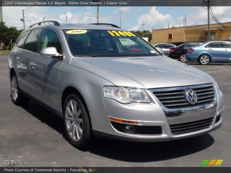 Reflex Silver Metallic / Classic Grey 2007 Volkswagen Passat 3.6 Wagon