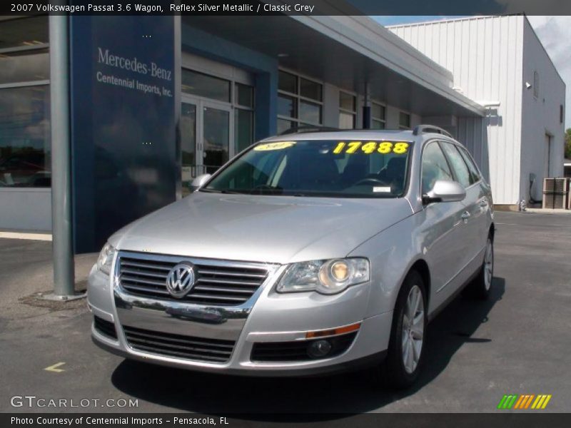 Reflex Silver Metallic / Classic Grey 2007 Volkswagen Passat 3.6 Wagon