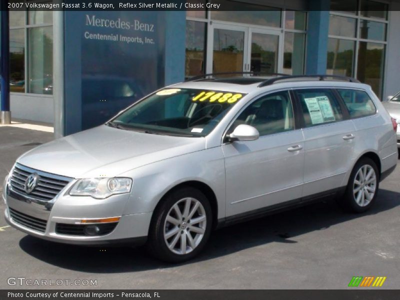 Reflex Silver Metallic / Classic Grey 2007 Volkswagen Passat 3.6 Wagon