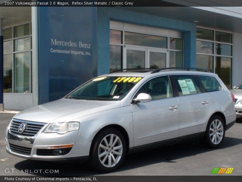 Reflex Silver Metallic / Classic Grey 2007 Volkswagen Passat 3.6 Wagon