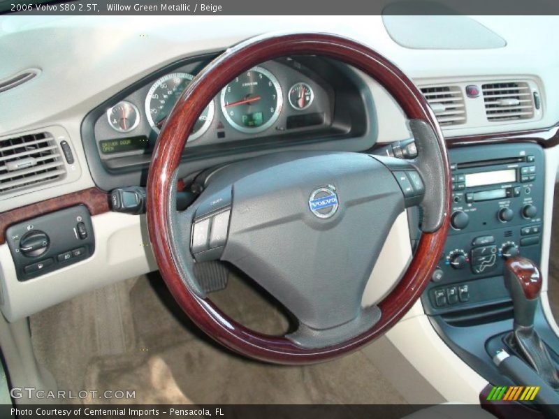 Willow Green Metallic / Beige 2006 Volvo S80 2.5T