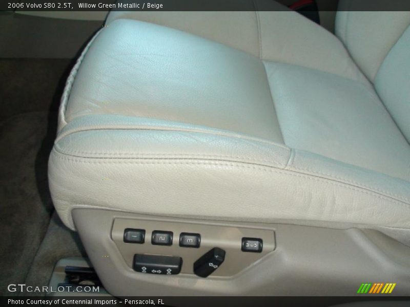 Willow Green Metallic / Beige 2006 Volvo S80 2.5T