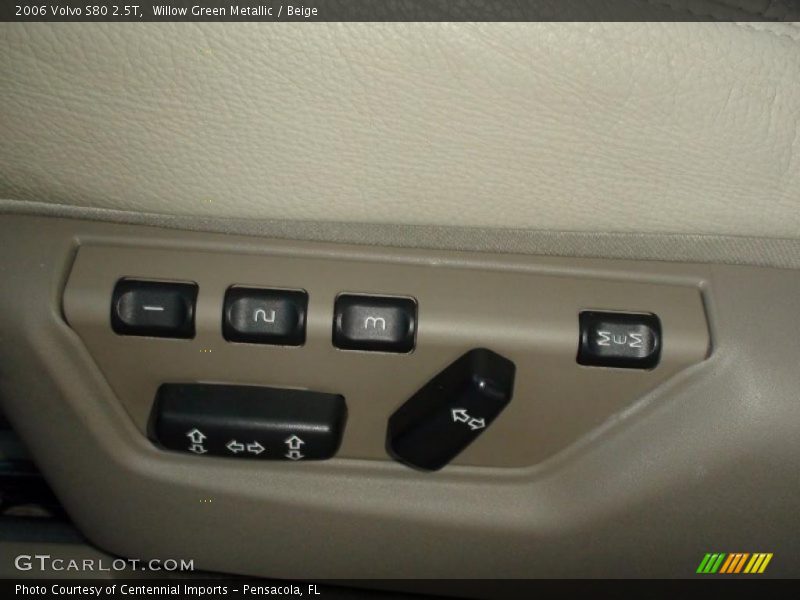 Willow Green Metallic / Beige 2006 Volvo S80 2.5T