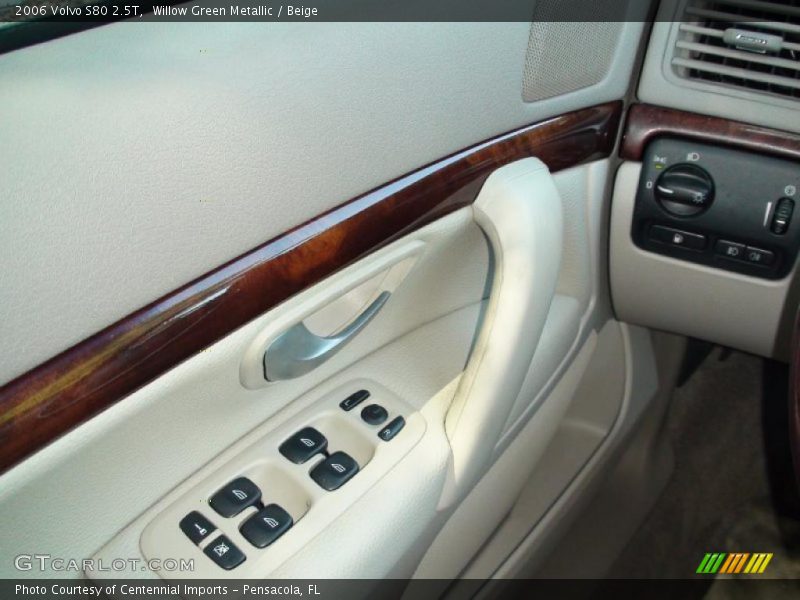 Willow Green Metallic / Beige 2006 Volvo S80 2.5T