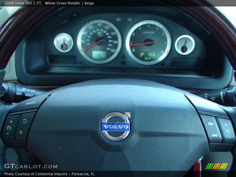 Willow Green Metallic / Beige 2006 Volvo S80 2.5T