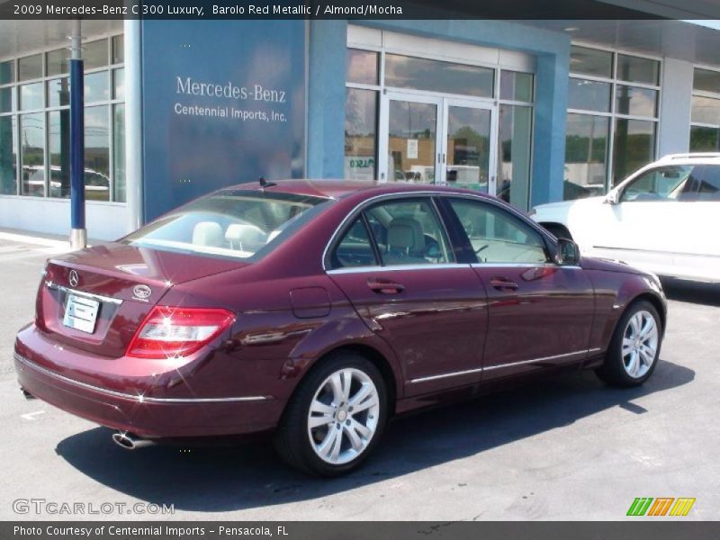 Barolo Red Metallic / Almond/Mocha 2009 Mercedes-Benz C 300 Luxury