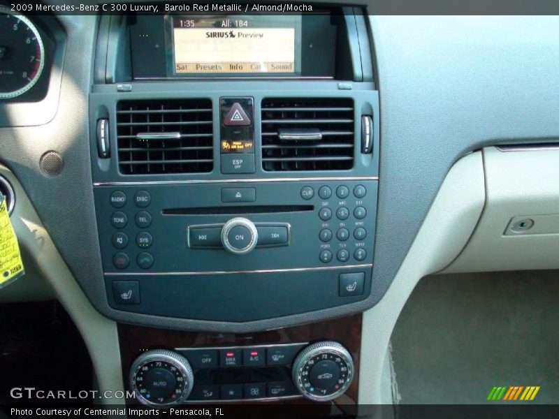 Barolo Red Metallic / Almond/Mocha 2009 Mercedes-Benz C 300 Luxury