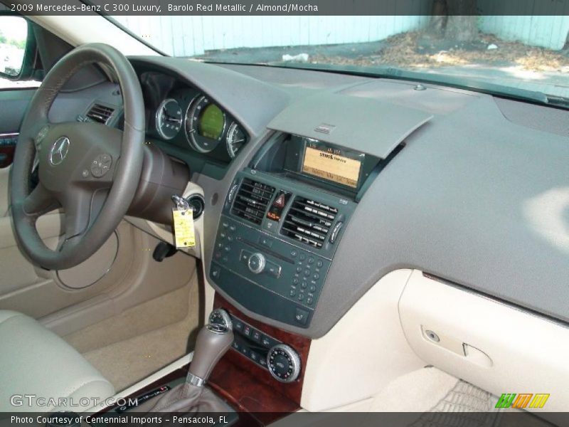 Barolo Red Metallic / Almond/Mocha 2009 Mercedes-Benz C 300 Luxury