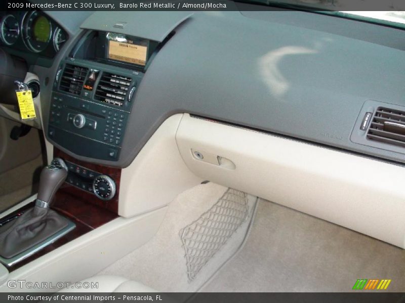 Barolo Red Metallic / Almond/Mocha 2009 Mercedes-Benz C 300 Luxury