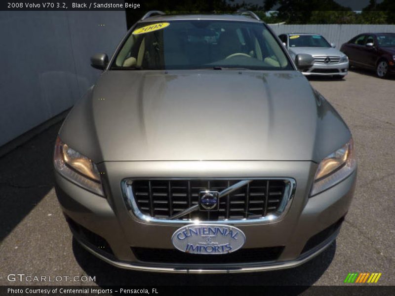 Black / Sandstone Beige 2008 Volvo V70 3.2