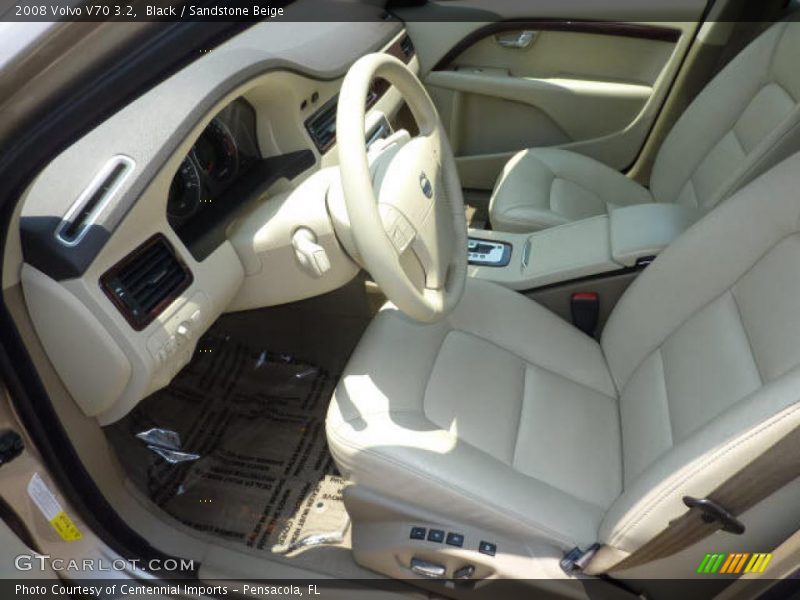 Black / Sandstone Beige 2008 Volvo V70 3.2