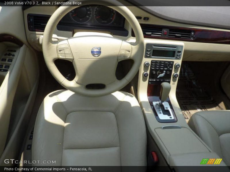 Black / Sandstone Beige 2008 Volvo V70 3.2