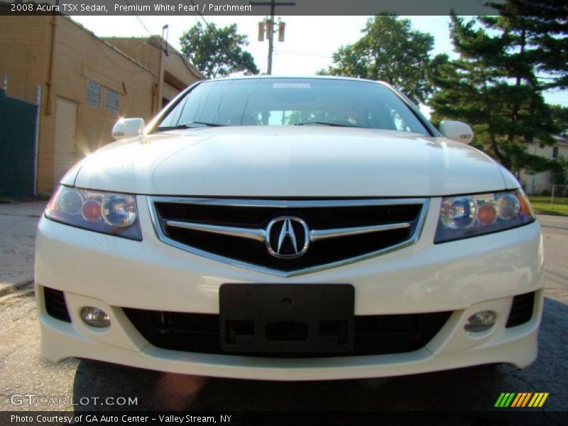 Premium White Pearl / Parchment 2008 Acura TSX Sedan