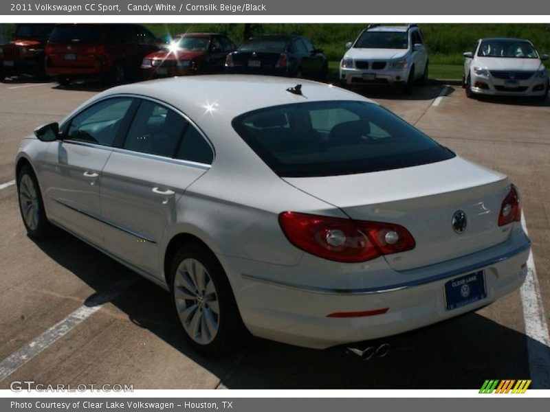 Candy White / Cornsilk Beige/Black 2011 Volkswagen CC Sport
