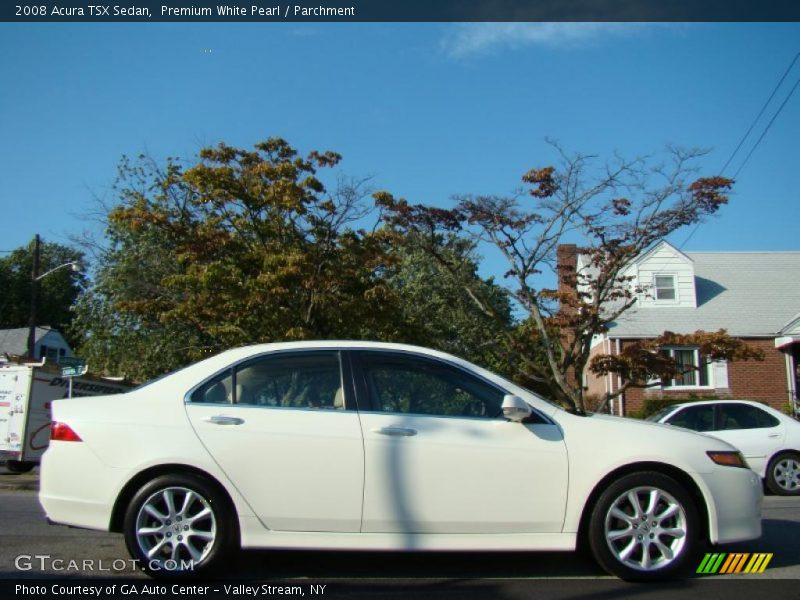 Premium White Pearl / Parchment 2008 Acura TSX Sedan