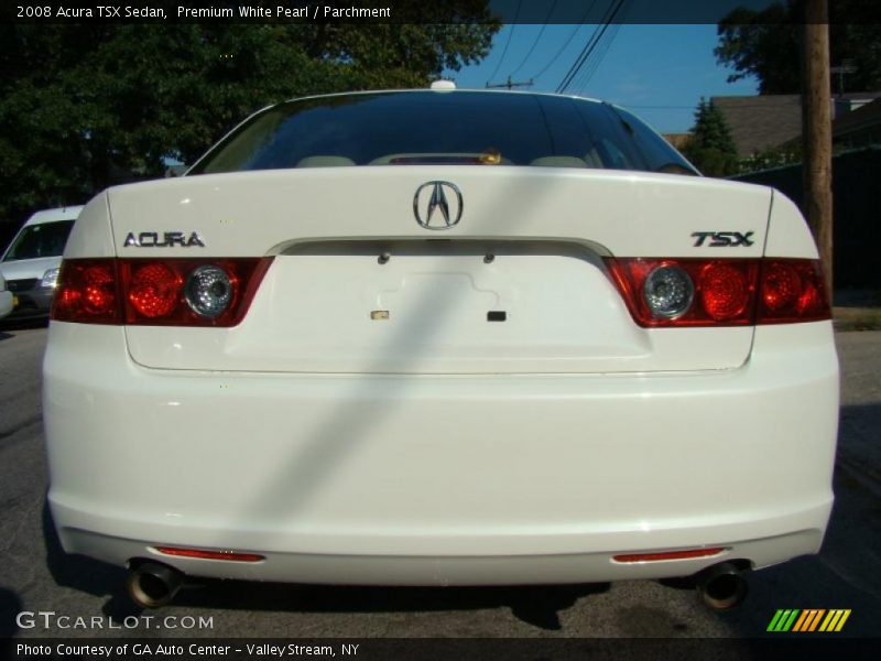 Premium White Pearl / Parchment 2008 Acura TSX Sedan