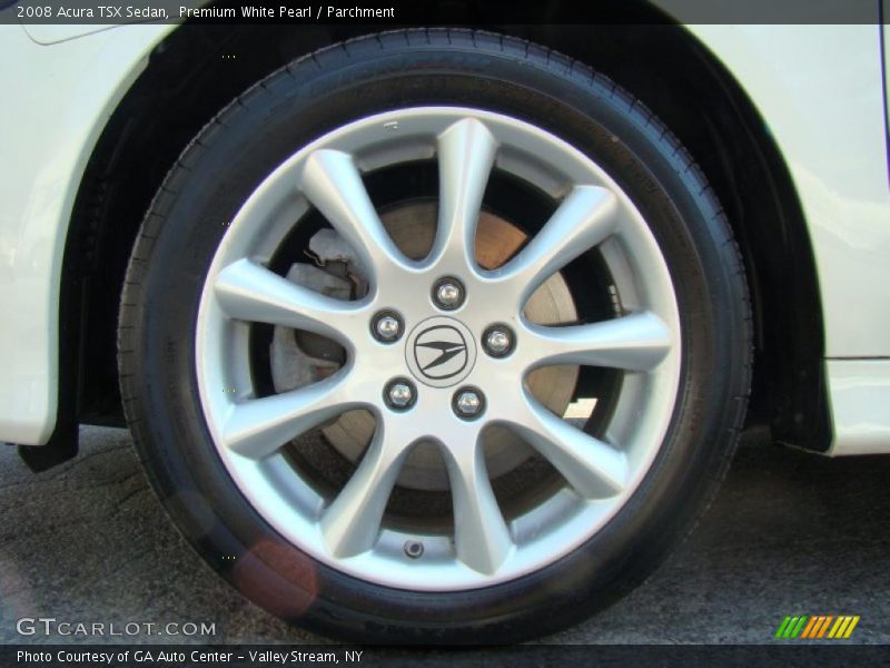 Premium White Pearl / Parchment 2008 Acura TSX Sedan