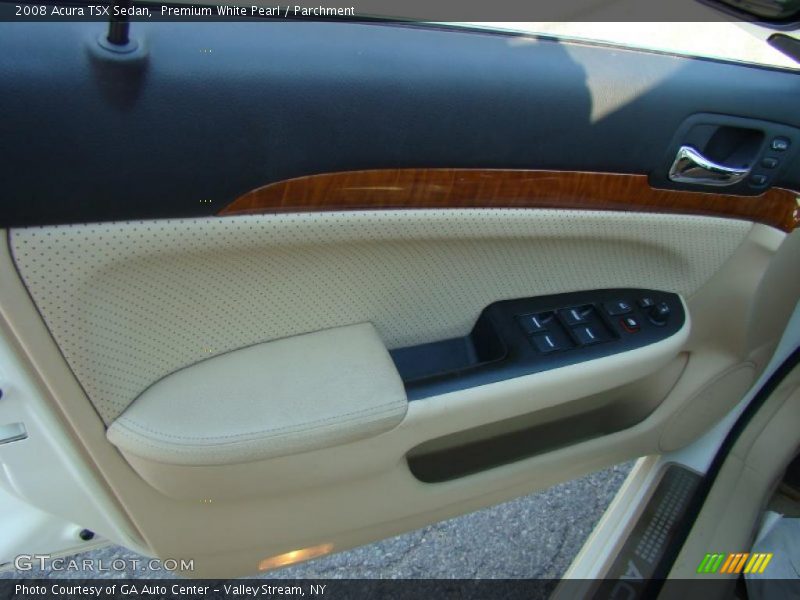 Premium White Pearl / Parchment 2008 Acura TSX Sedan
