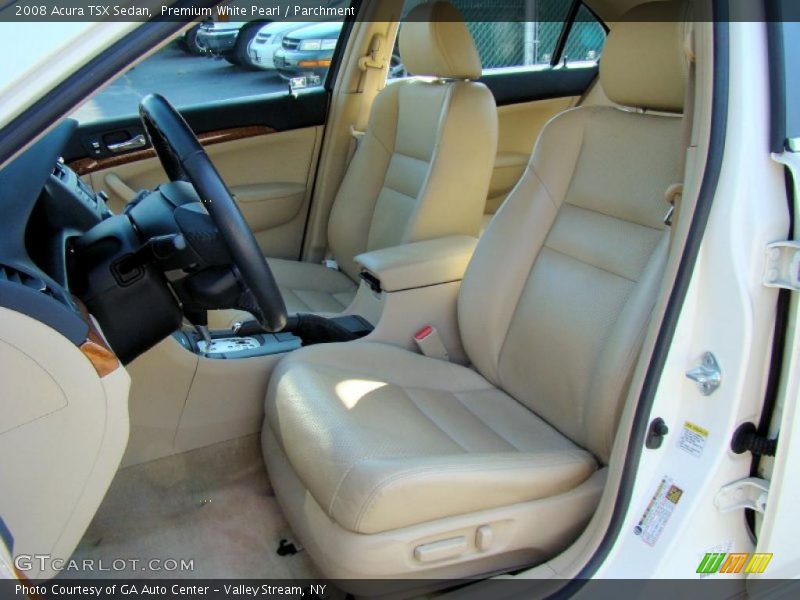 Premium White Pearl / Parchment 2008 Acura TSX Sedan