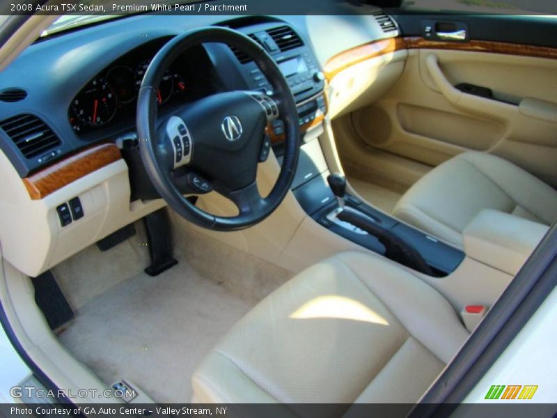 Premium White Pearl / Parchment 2008 Acura TSX Sedan