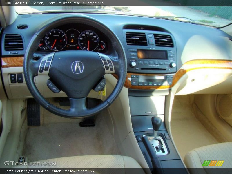 Premium White Pearl / Parchment 2008 Acura TSX Sedan