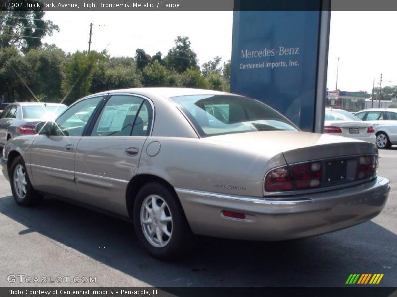 Light Bronzemist Metallic / Taupe 2002 Buick Park Avenue