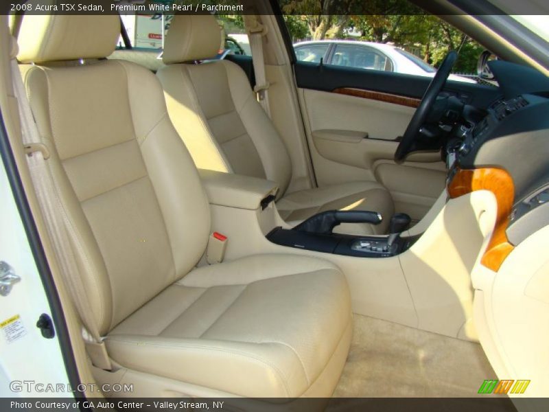 Premium White Pearl / Parchment 2008 Acura TSX Sedan