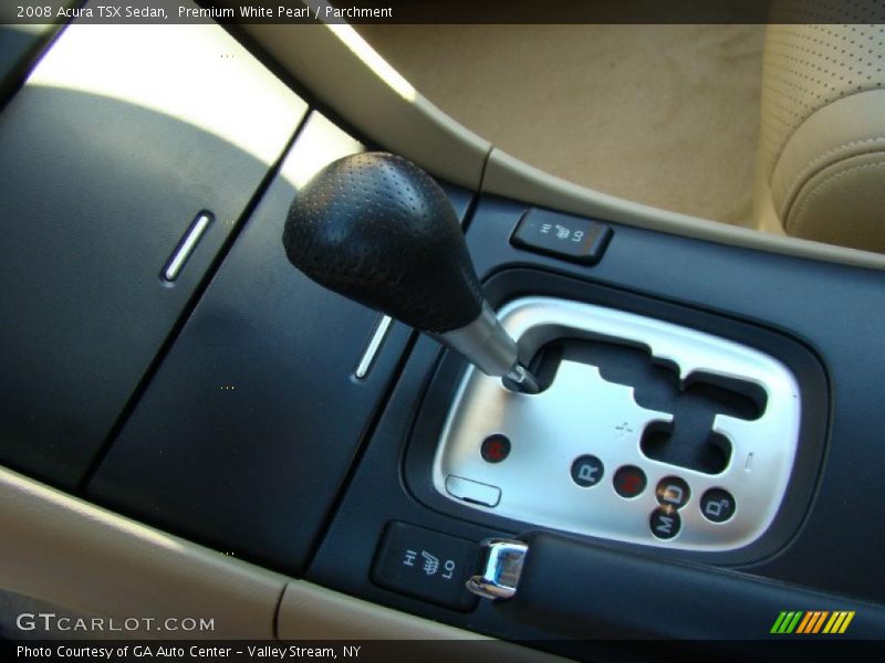 Premium White Pearl / Parchment 2008 Acura TSX Sedan