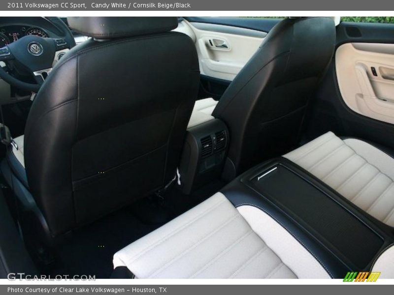 Candy White / Cornsilk Beige/Black 2011 Volkswagen CC Sport