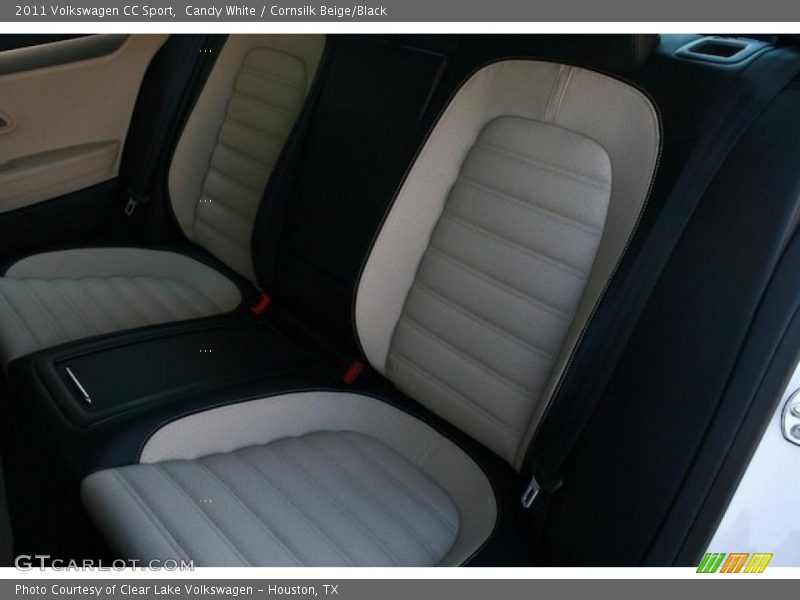 Candy White / Cornsilk Beige/Black 2011 Volkswagen CC Sport