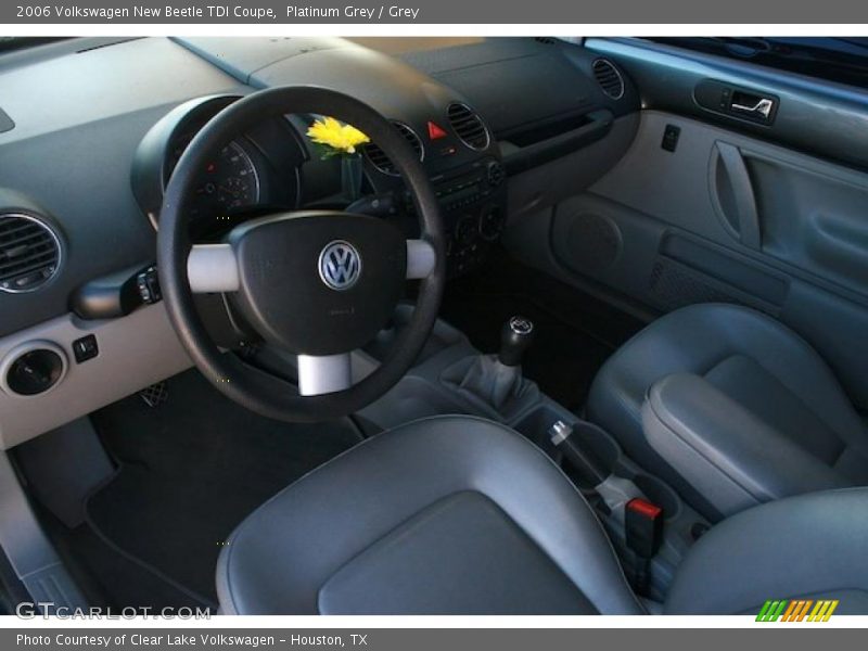 Platinum Grey / Grey 2006 Volkswagen New Beetle TDI Coupe