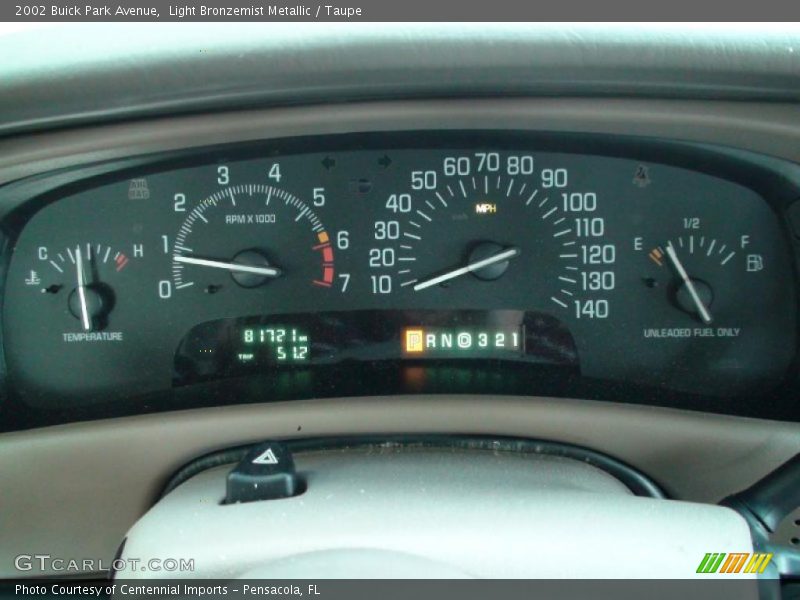 Light Bronzemist Metallic / Taupe 2002 Buick Park Avenue