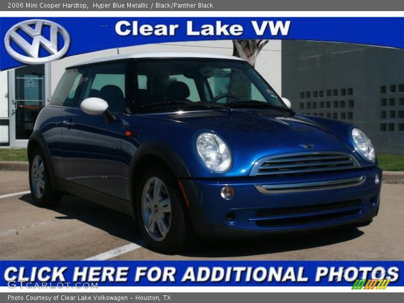 Hyper Blue Metallic / Black/Panther Black 2006 Mini Cooper Hardtop