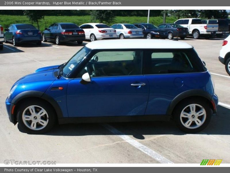 Hyper Blue Metallic / Black/Panther Black 2006 Mini Cooper Hardtop