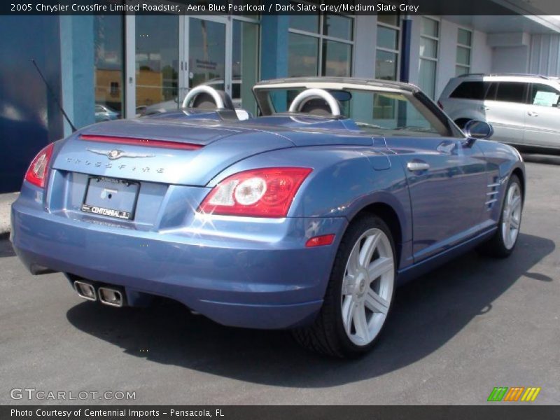 Aero Blue Pearlcoat / Dark Slate Grey/Medium Slate Grey 2005 Chrysler Crossfire Limited Roadster