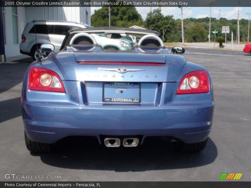 Aero Blue Pearlcoat / Dark Slate Grey/Medium Slate Grey 2005 Chrysler Crossfire Limited Roadster