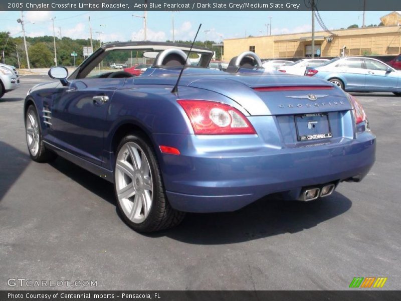 Aero Blue Pearlcoat / Dark Slate Grey/Medium Slate Grey 2005 Chrysler Crossfire Limited Roadster
