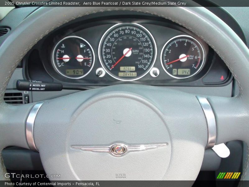Aero Blue Pearlcoat / Dark Slate Grey/Medium Slate Grey 2005 Chrysler Crossfire Limited Roadster