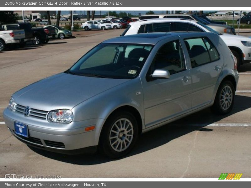Reflex Silver Metallic / Black 2006 Volkswagen Golf GLS 4 Door