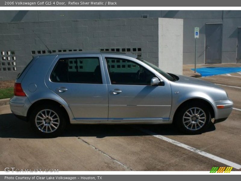 Reflex Silver Metallic / Black 2006 Volkswagen Golf GLS 4 Door