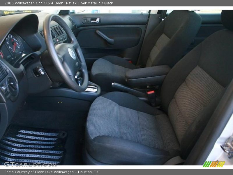 Reflex Silver Metallic / Black 2006 Volkswagen Golf GLS 4 Door