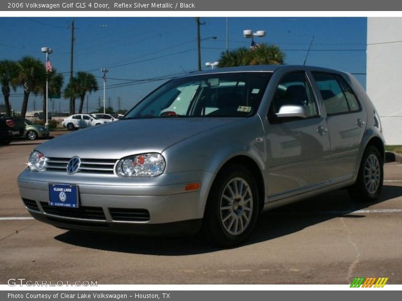 Reflex Silver Metallic / Black 2006 Volkswagen Golf GLS 4 Door
