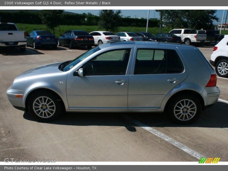 Reflex Silver Metallic / Black 2006 Volkswagen Golf GLS 4 Door